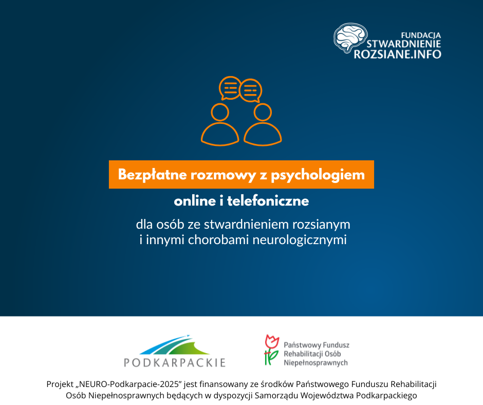 Wsparcie psychologiczne dla osób z chorobami neurologicznymi z województwa podkarpackiego