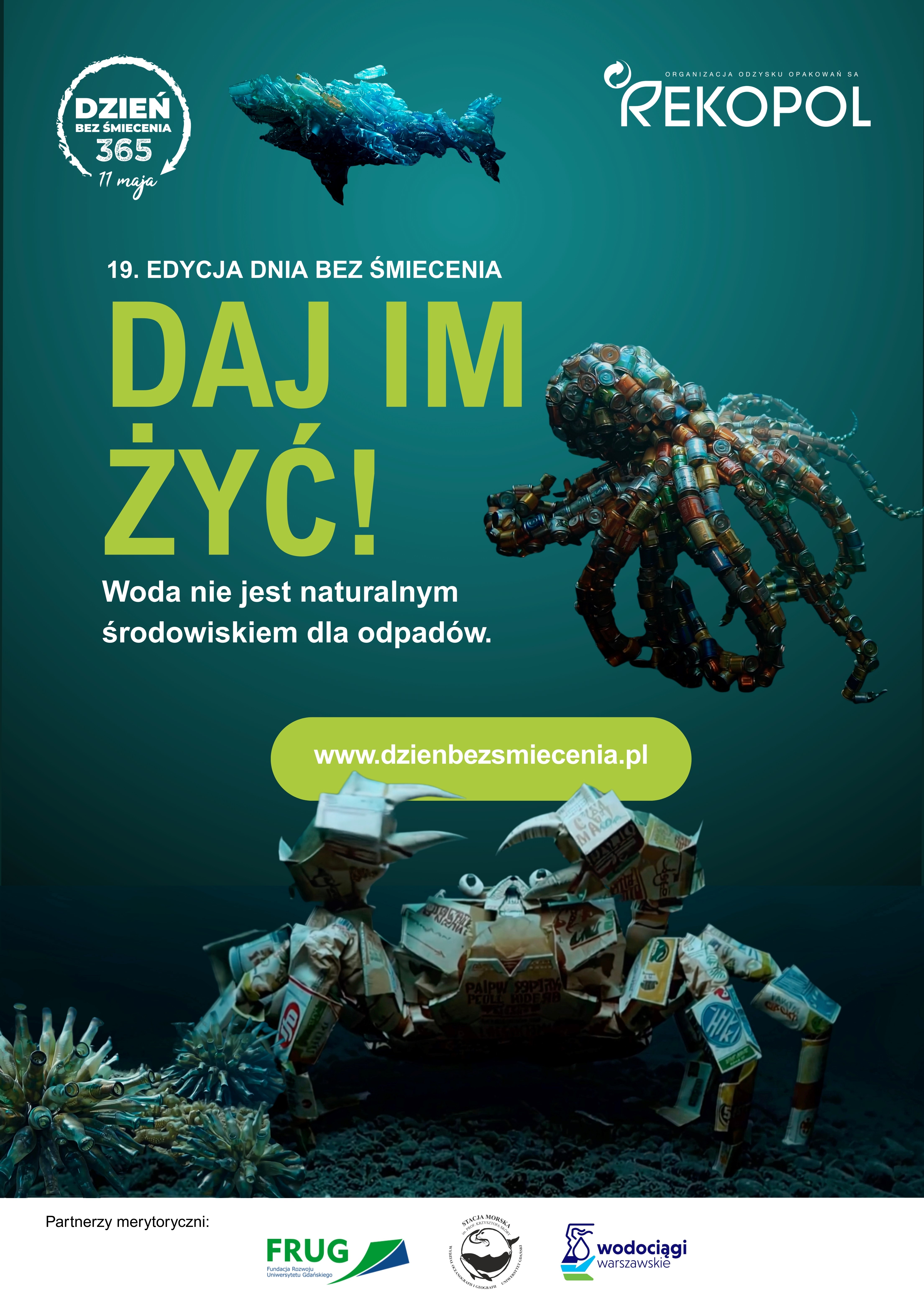 Kolejna edycja ogólnopolskiej kampanii edukacyjnej „Dzień Bez Śmiecenia”