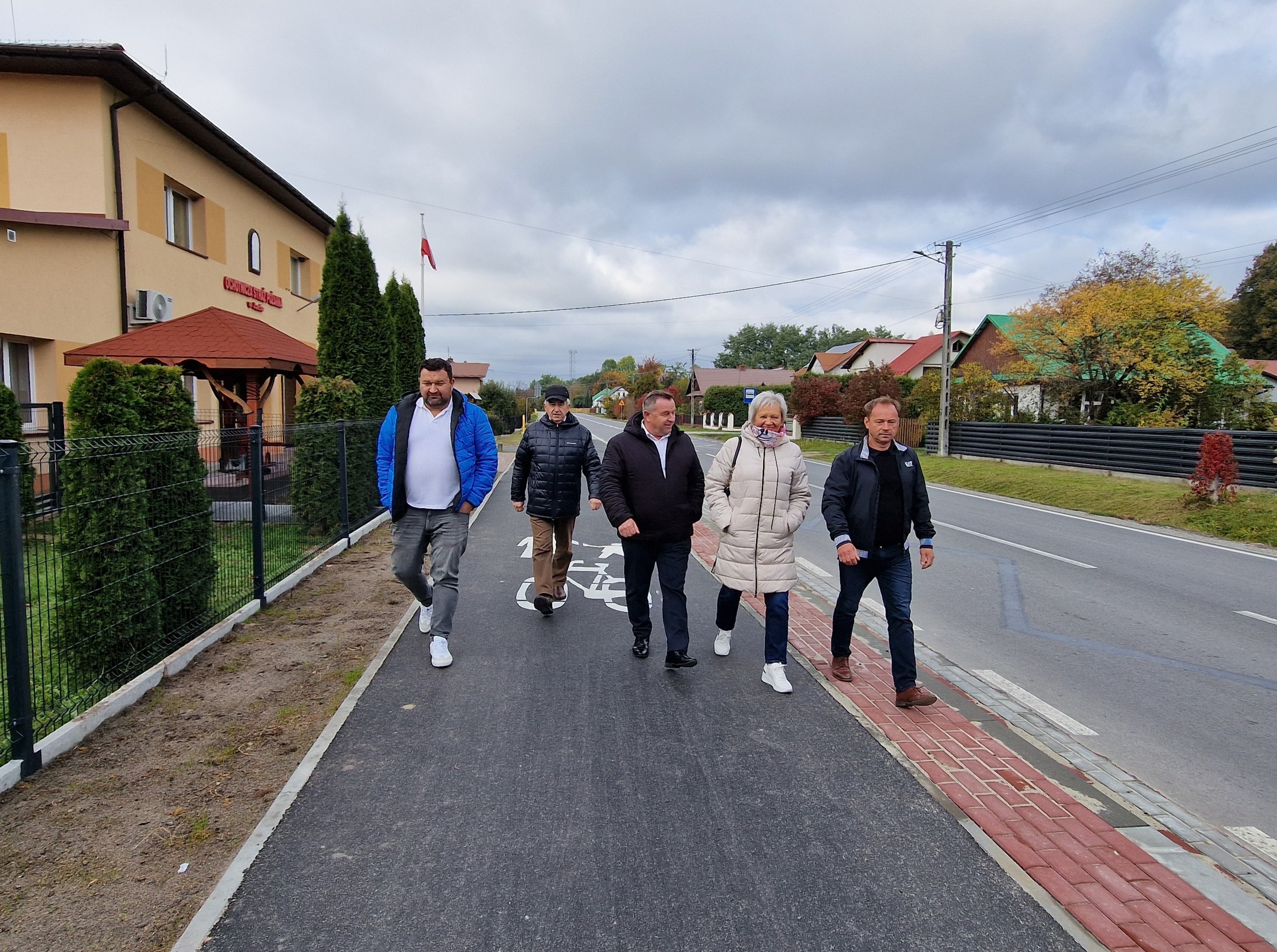 Rozbudowa drogi wojewódzkiej Nr 861 Bojanów-Kopki polegająca na budowie ścieżki rowerowej z dopuszczeniem ruchu pieszych w km 12+055,89 do km 12+687 strona prawa wraz z przebudową, budową niezbędnej infrastruktury i urządzeń budowlanych w m. Jata.