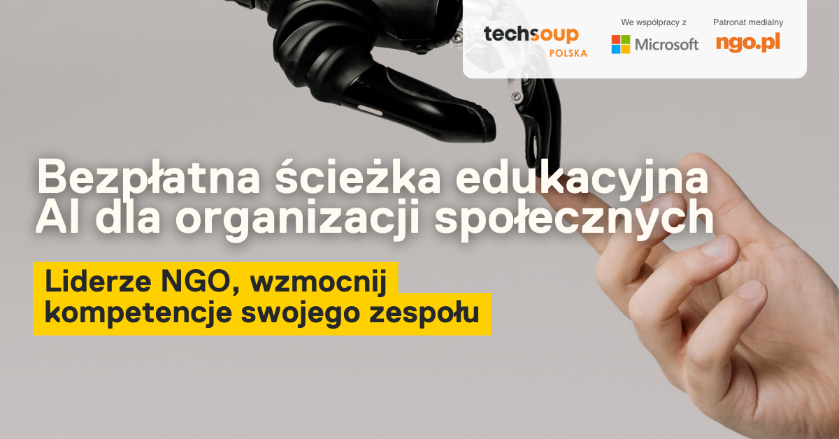 Bezpłatna ścieżka edukacyjna „Sztuczna inteligencja w NGO” 
