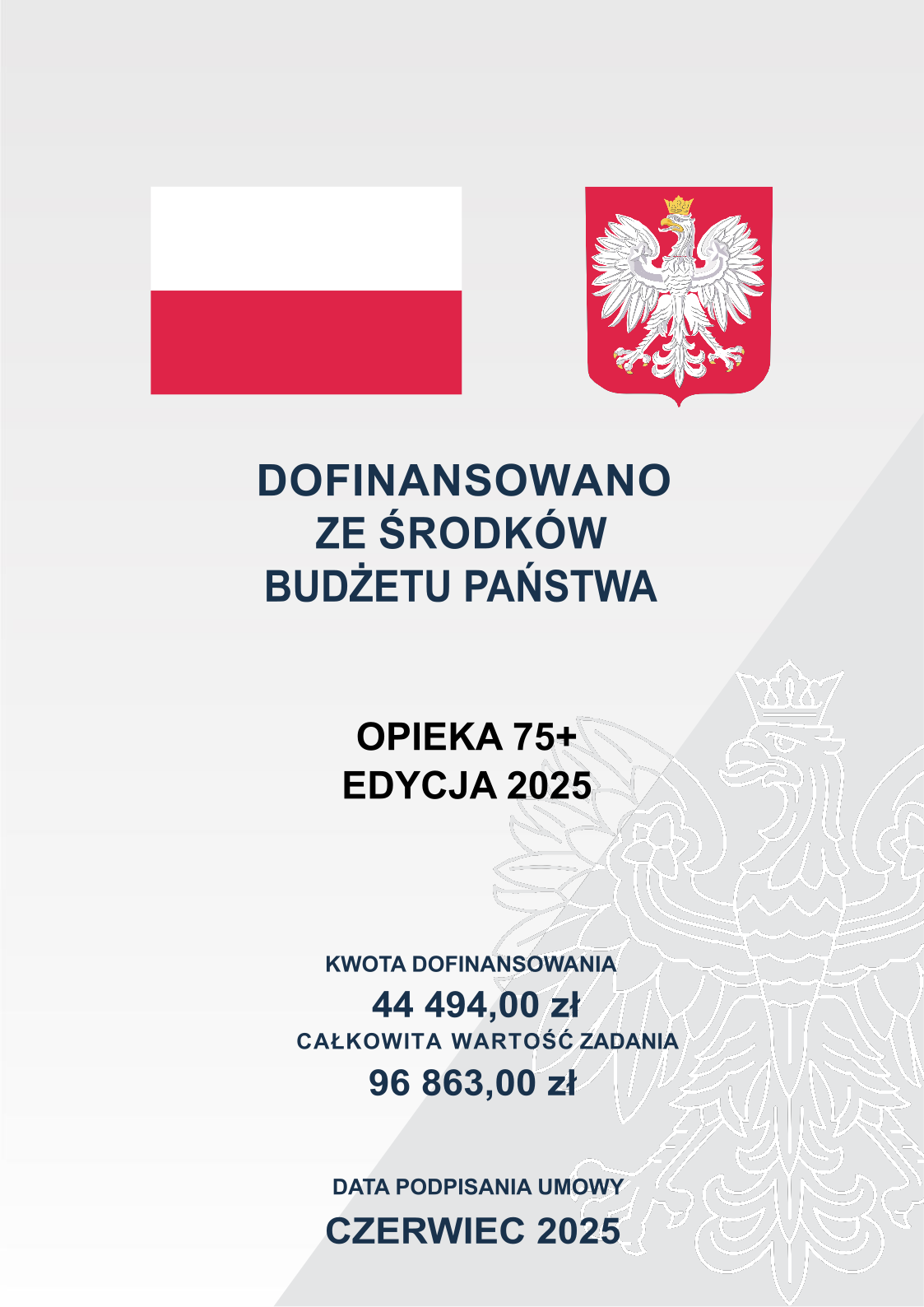 Program „ Opieka 75+” na rok 2025