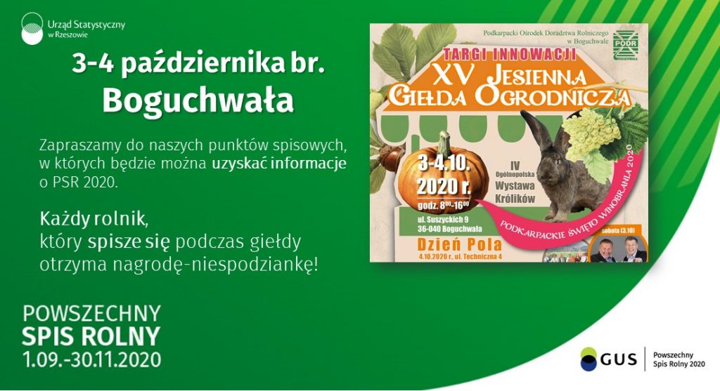 XV Jesienna Giełda Ogrodnicza - PSR 2020