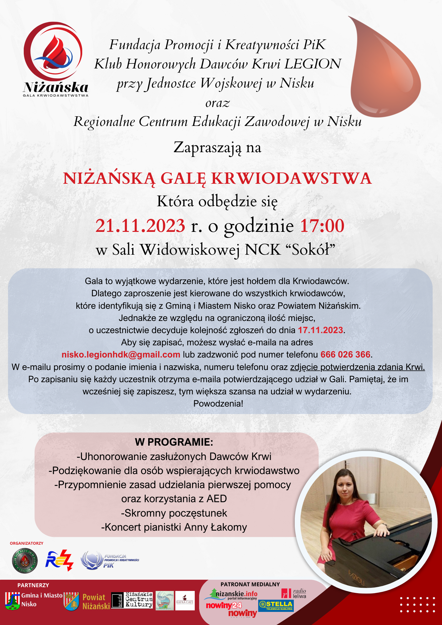 I Gala Krwiodawstwa w Nisku