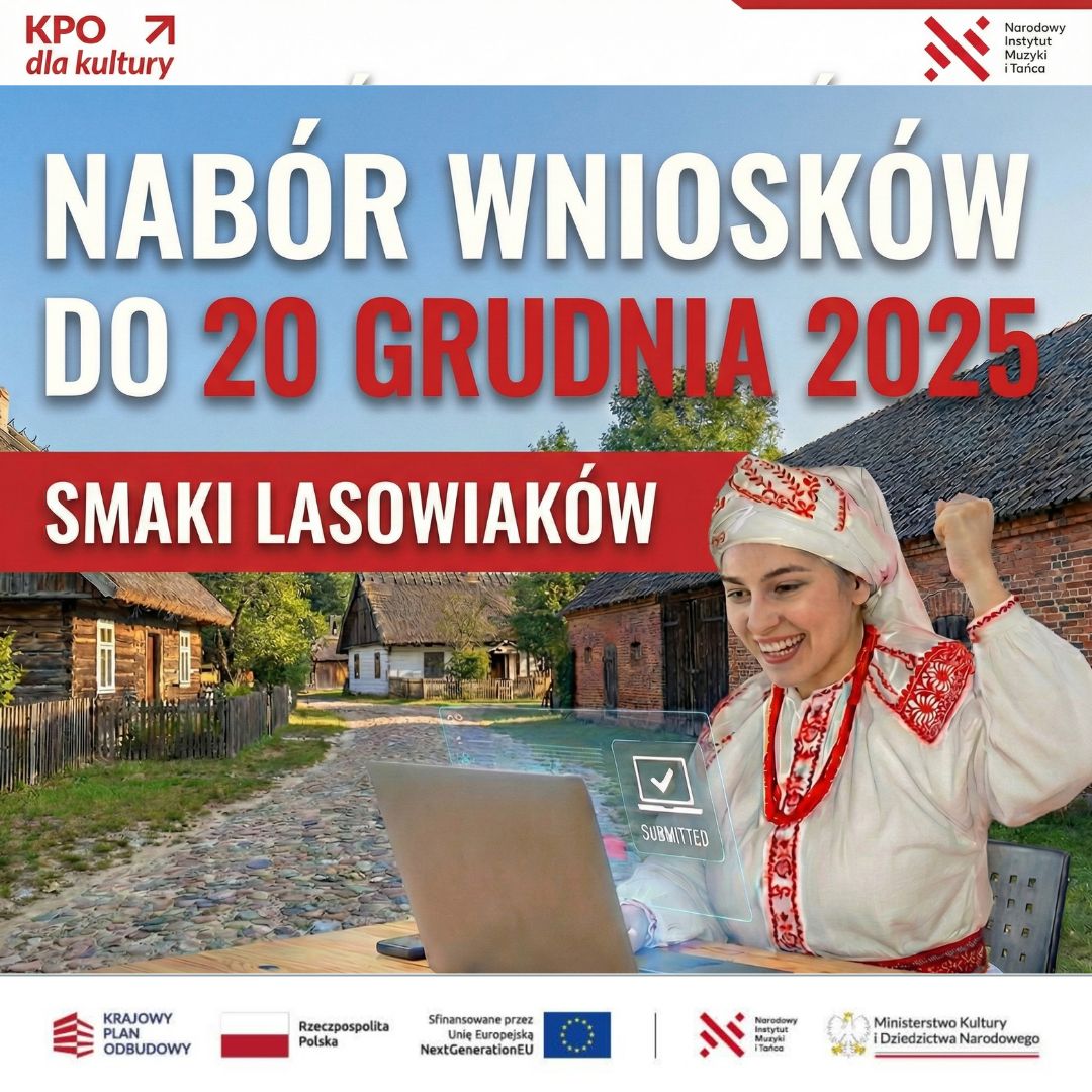 Ogłoszenie naboru na warsztaty dla Kół Gospodyń Wiejskich – „Dziedzictwo na talerzu – Smaki Lasowiaków wczoraj i dziś”!