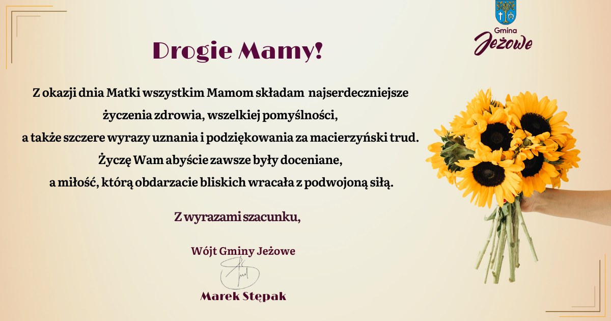 26 maja - Dzień Matki! 