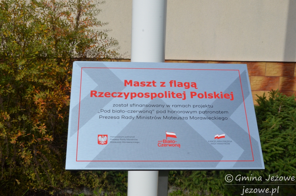 Maszt z projektu "Pod biało-czerwoną" już stoi