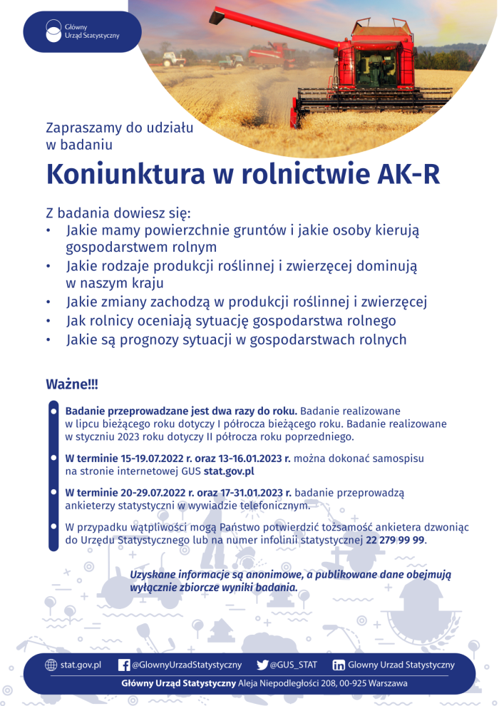 Ankieta koniunktury w gospodarstwie rolnym