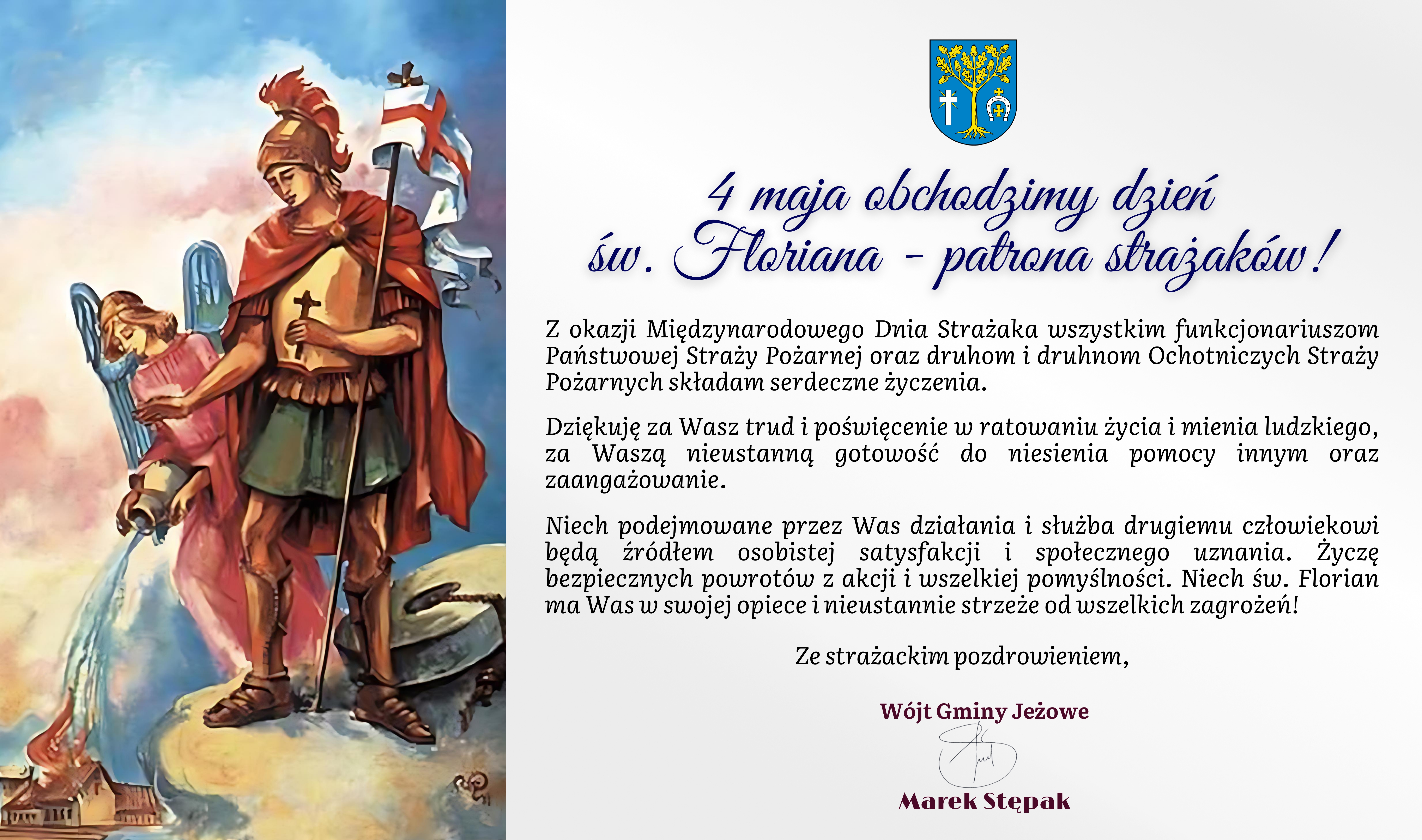 Dzień św. Floriana - patrona strażaków