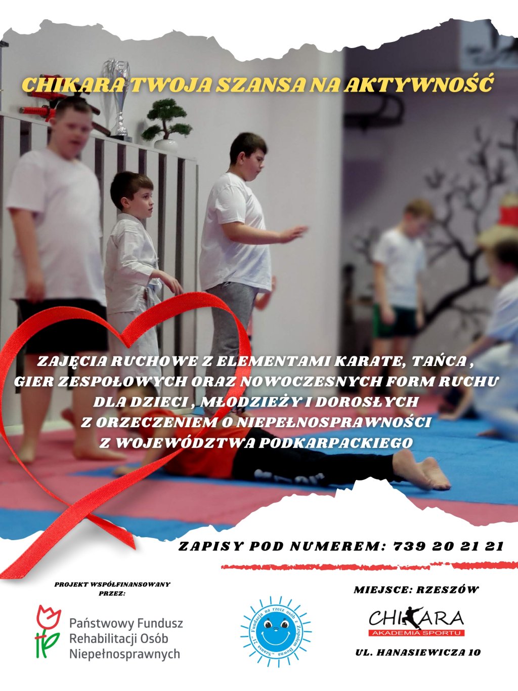 Szansa 21 - projekt skierowany do osób z orzeczeniem o niepełnosprawności 
